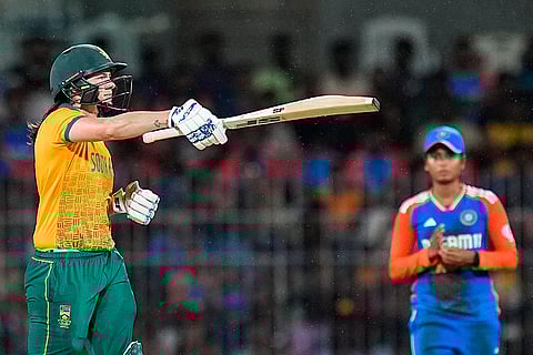 Tazmin Brits celebrates her half century